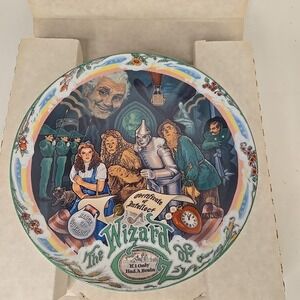 Vtg Knowles The Wizard of Oz 1993 Musical Collectors Plate If I Only Had A Brain